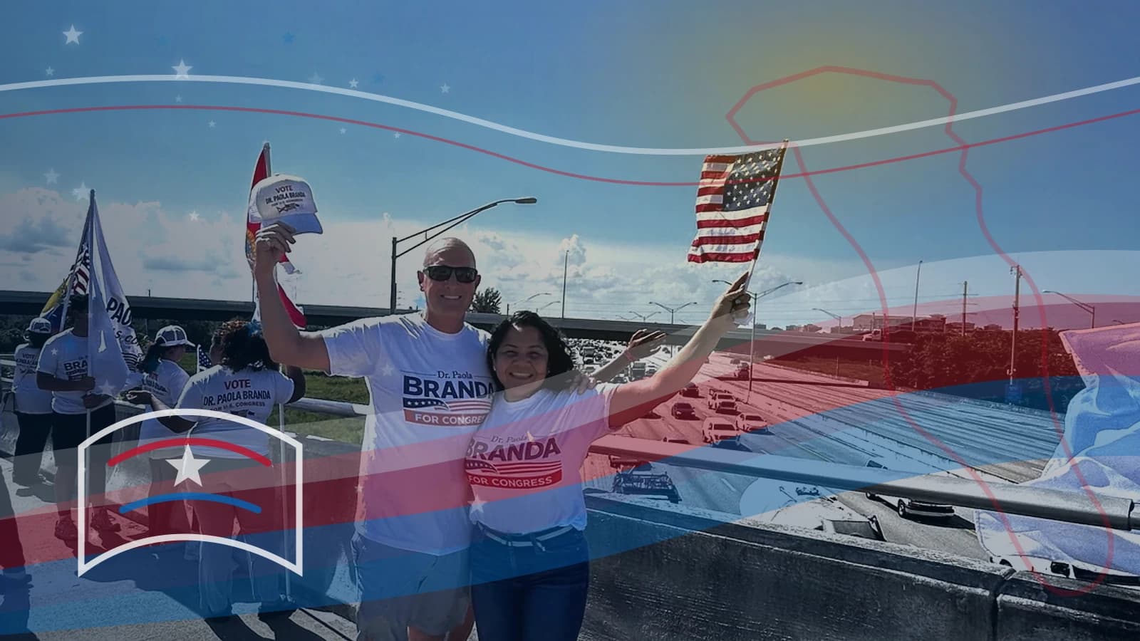 Imagen de campaña sobre responsabilidad y transparencia para Paola Branda